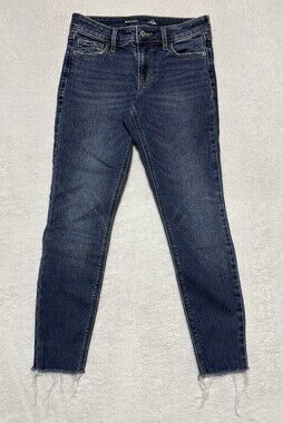 Old Navy Jeans Womens 0 Blue Rockstar Super Skinny Mid Rise Emilia Denim